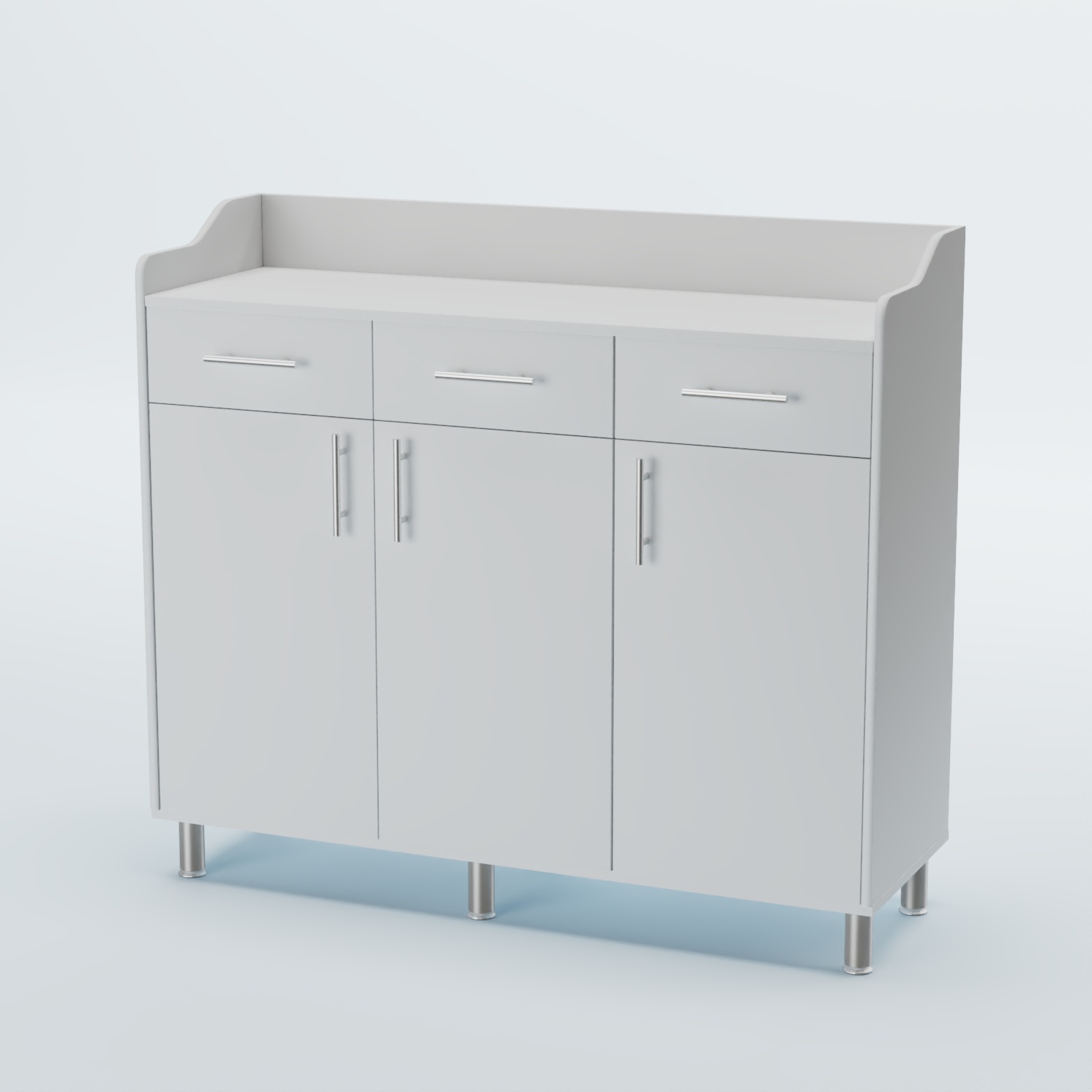 Стойка официанта "Бармен" №8-Н на ножках Белый