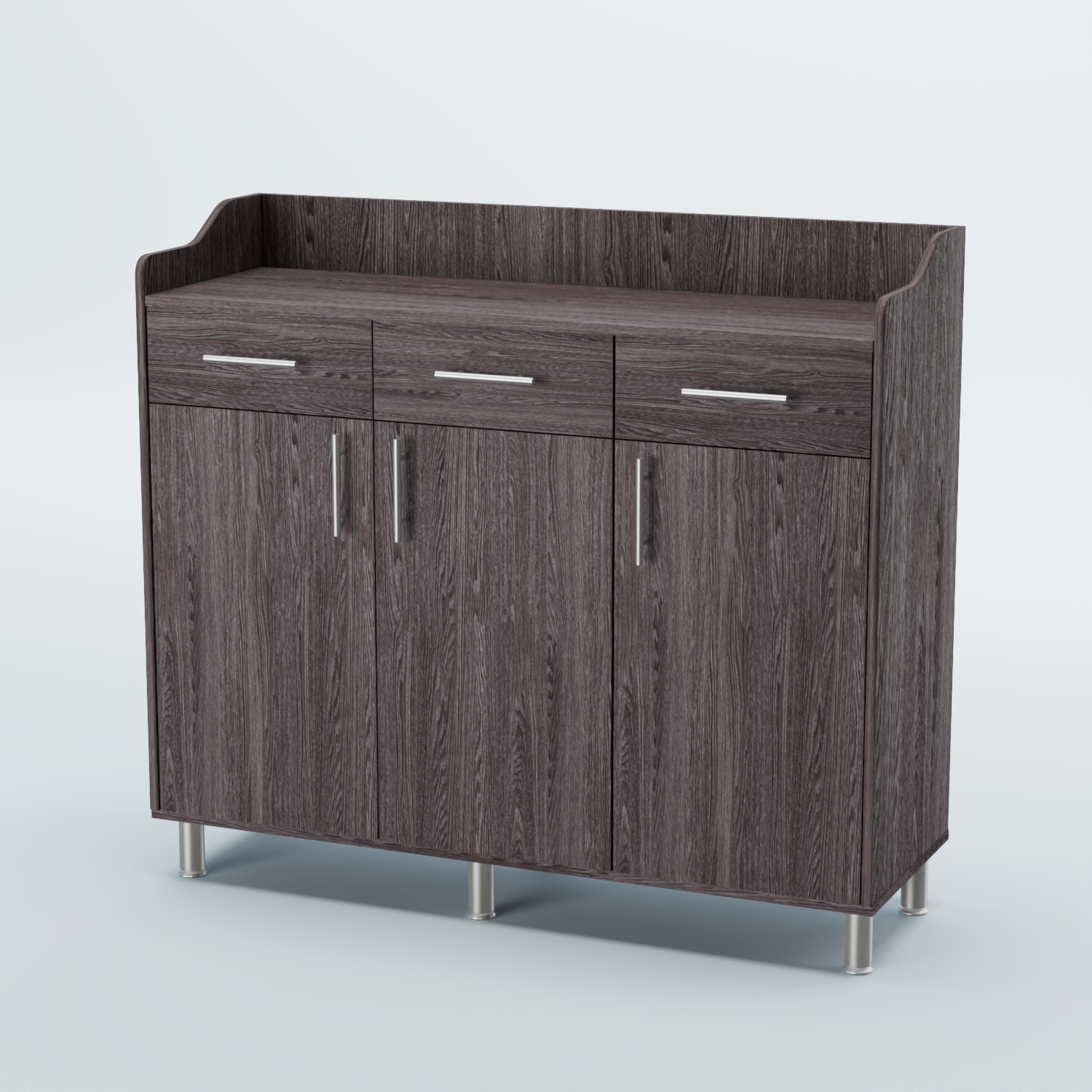 Стойка официанта "Бармен" №8-Н на ножках Ясень Анкор темный