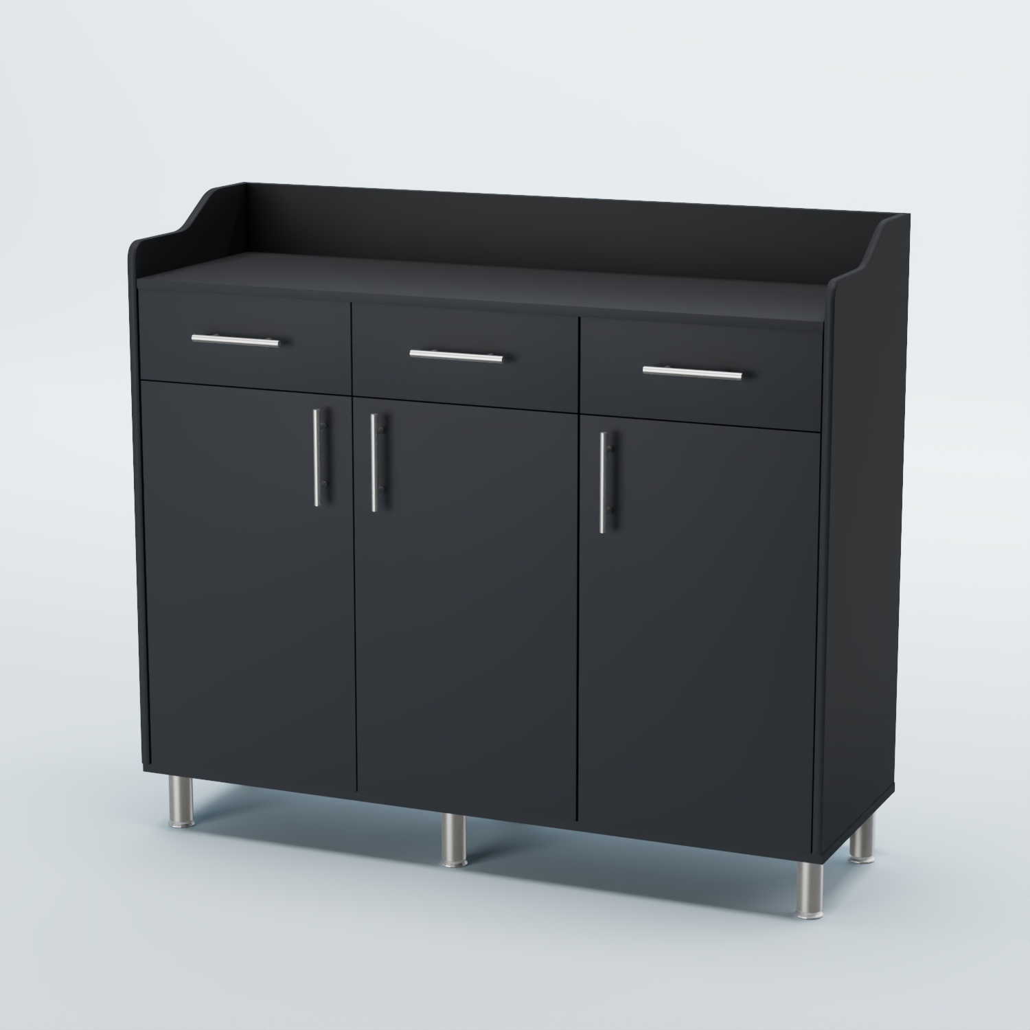 Стойка официанта "Бармен" №8-Н на ножках Антрацит