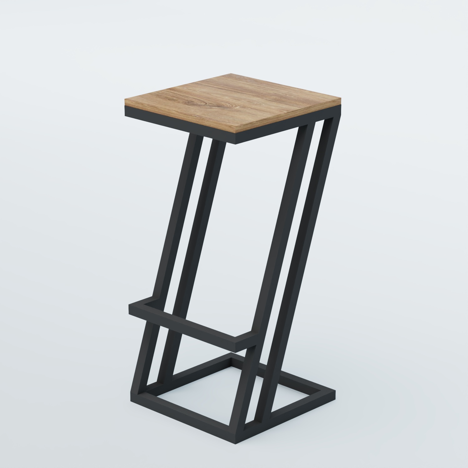 Барный стул "Кофе-брейк" №2 Дуб Канзас коричневый