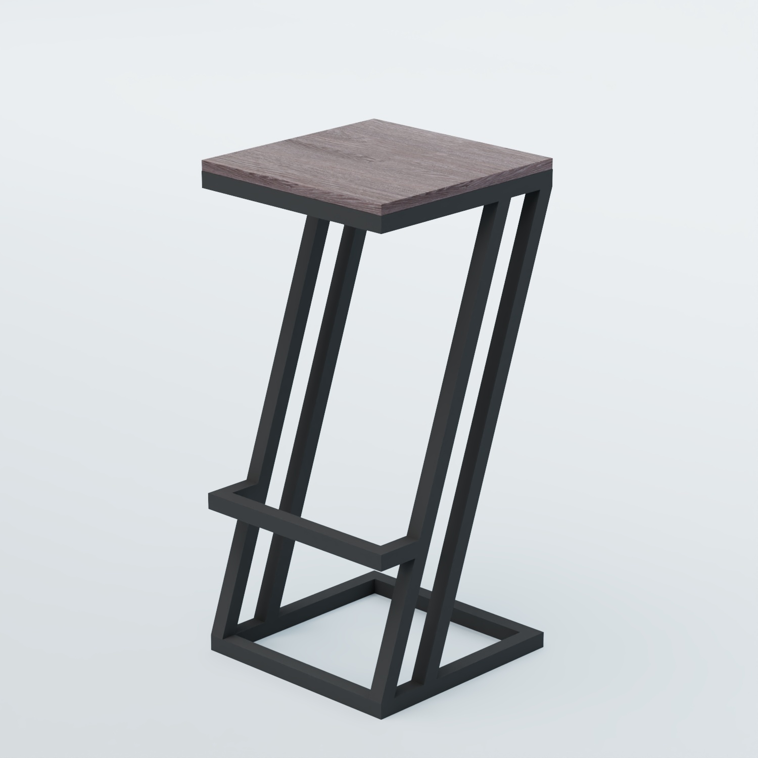 Барный стул "Кофе-брейк" №2 Ясень Анкор темный