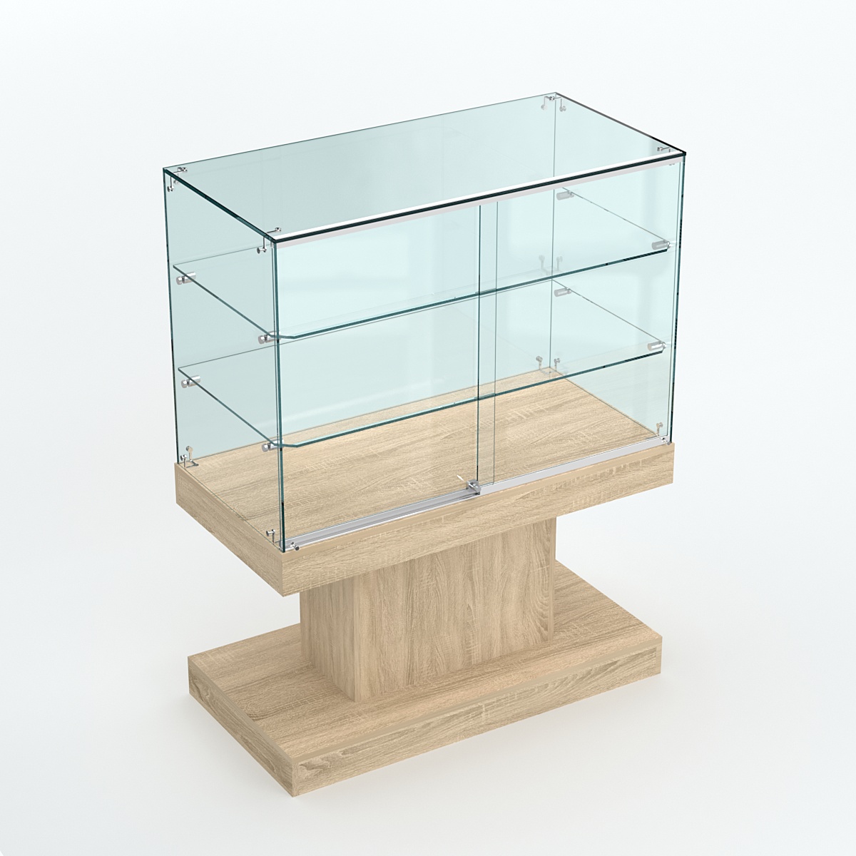 Островной прилавок №4 Дуб Сонома