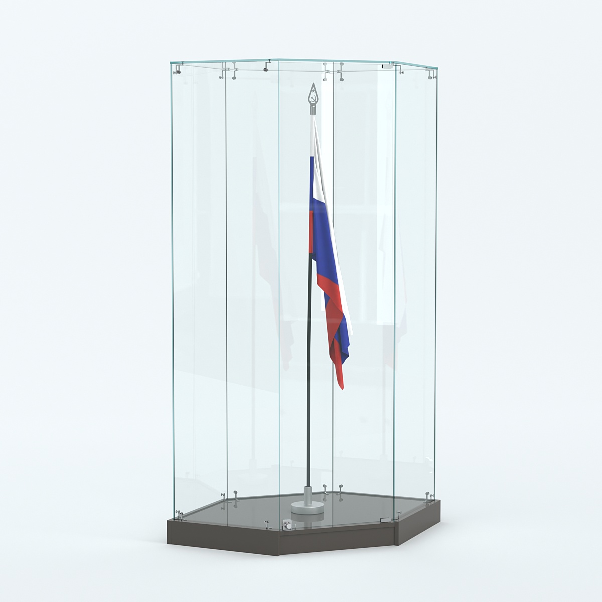 Витрина для знамени №1 Черный