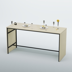 Барный стол "Кофе-брейк" №4, Крем Вайс