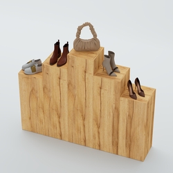 Демо-стенд Ступени-Пирамида №2, Дуб Золотистый