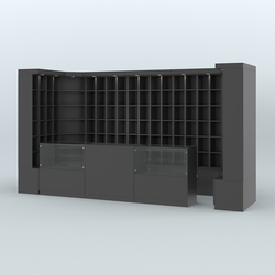 Павильон вместительный для продажи чая и кофе №10, Черный