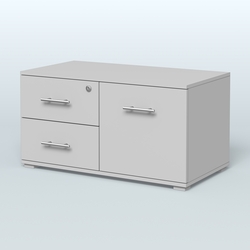 Тумба Динен №1 приставная широкая, Серый