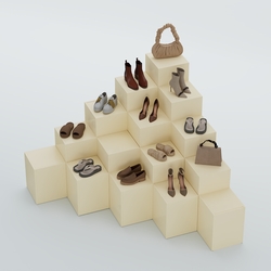 Демо-стенд Ступени-Шаг №5, Крем Вайс