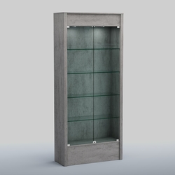 Витрина ФЕЛИКС №1-1000, Бетон Чикаго светло-серый F186 ST9