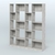 Стеллаж из ДСП серии ЛОФТ №15-1 Метрополитан Грей