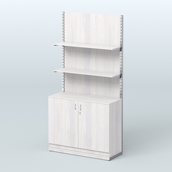 Система ЭЛЕГАНТ №8 с ДСП и тумбой T23 (1200 мм), Ясень Анкор светлый