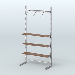 Система ЭЛЕГАНТ без ДСП №8 (1200 мм), Орех