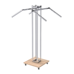 Торговое вешало для одежды под торцевую вывеску КОНТУР №K1-8Ц-КНХ, Дуб Сонома