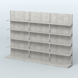 Система ЭЛЕГАНТ №7 пристенная с ДСП (3600 мм), Метрополитан Грей