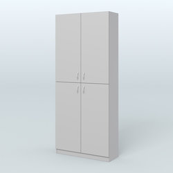 Аптечный широкий стеллаж под резину №1, Серый