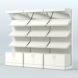 Стеллаж для хлеба и выпечки с тремя трехсекционный Феникс №2, Белый