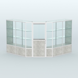 Павильон из профиля угловой №7б (9 кв.м), Метрополитан Грей