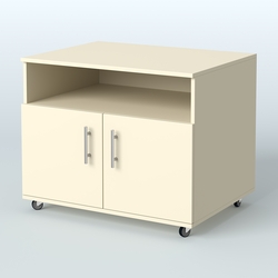 Тумба для оргтехники Сканди, Крем Вайс