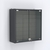 Витрина настенная №201-1Б с эконом панелью Антрацит