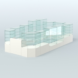 Павильон ИСТРА в центр зала №8а (закрытый) (12, 77 кв.м), Белый