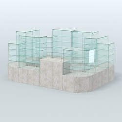 Павильон ИСТРА в центр зала №3а (закрытый) (8, 26 кв.м), Метрополитан Грей