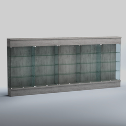 Витрина ФЕЛИКС №2-5000, Бетон Чикаго светло-серый F186 ST9