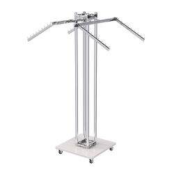 Торговое вешало для одежды под торцевую вывеску КОНТУР №K1-8Ц-КНХ, Ясень Анкор светлый - U31104