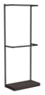 Настенная система с подиумом и П-образными поручнями для одежды ЛОФТ №1 (900мм) Дуб Венге