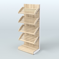 Стеллаж для хлеба и выпечки с полками - корзинами Феникс №10, Дуб сонома