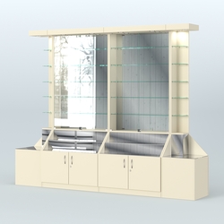 Павильон с накопителями серии Эталон №8, Крем Вайс
