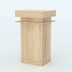 Подставка музейная "Коллекция" №1, Дуб Сонома