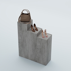 Демо-стенд Ступени-Лестница №2, Бетон Чикаго светло-серый F186 ST9