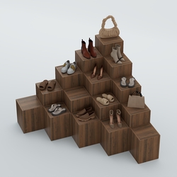 Демо-стенд Ступени-Шаг №5, Орех