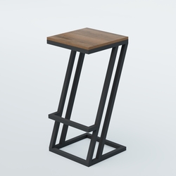 Барный стул "Кофе-брейк" №2, Орех