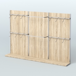 Система ЭЛЕГАНТ №2 пристенная с ДСП (3600 мм), Дуб Сонома