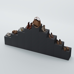 Демо-стенд Ступени-Пирамида №4, Антрацит