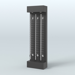 Стенд из ДСП с подсветкой для продажи очков №1 (З/Д), Черный