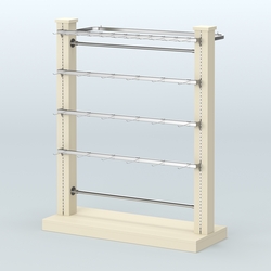 Островная система с перфорацией и разными поручнями №5, Крем Вайс