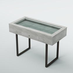 Витрина для музеев "Коллекция" №20-П с подсветкой, Метрополитан Грей