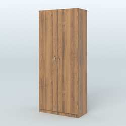 Аптечный шкаф широкий для одежды персонала №4, Орех