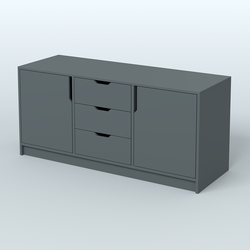 Тумба Модесто, Темно-Серый