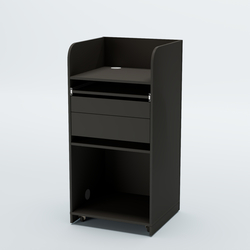 Стойка официанта "Бармен" №3 передвижная, Черный