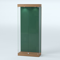 Витрина под знамя №1А-900 (задняя стенка бархат), Орех