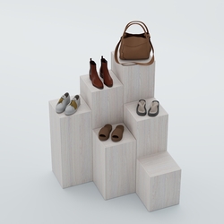 Демо-стенд Ступени-Шаг №1, Ясень Анкор светлый