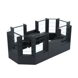 Торговый островок в центр зала ГРАЦИЯ №5 (открытый) (8, 55 кв.м), Антрацит