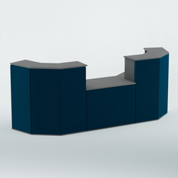 Ресепшен со столом БАРХАТ СЕРЫЙ ПЕРЛАМУТР №3 (ровная поверхность), Темно-серый + 11 Blue