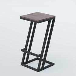 Барный стул "Кофе-брейк" №2, Ясень Анкор темный