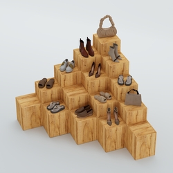 Демо-стенд Ступени-Шаг №5, Дуб Золотистый