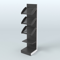 Стеллаж для хлеба и выпечки с полками - корзинами Феникс №16, Черный
