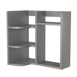 Полка настольная Вектор №27, Темно-Серый